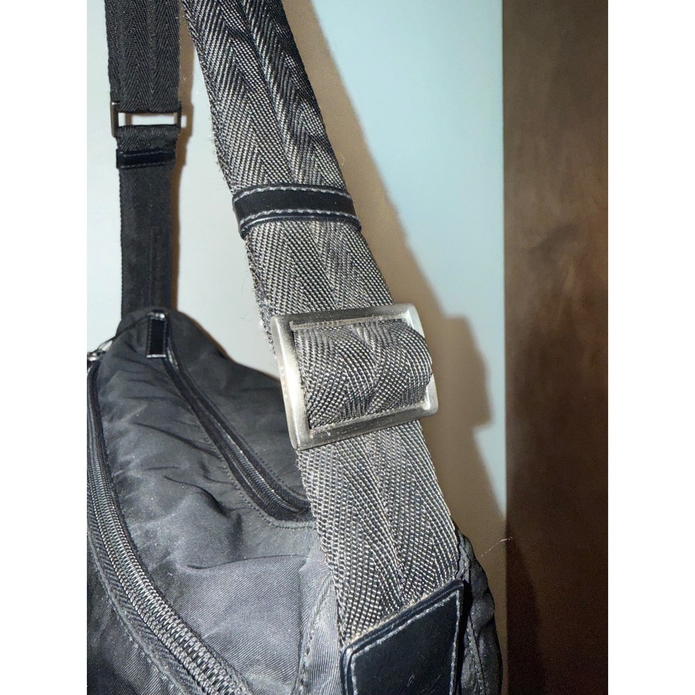 Prada Nylon Vela Messenger Bag Black Original COA Crossbody - Picture 8 of 15